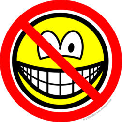 No sad smilies