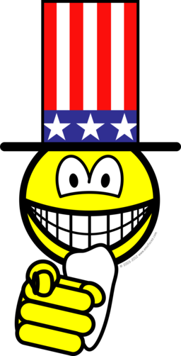 Uncle Sam smile