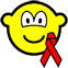 Aids awareness buddy icon Red ribbon 