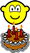 Blowing out candles buddy icon  