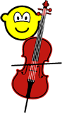 Cello playing buddy icon  
