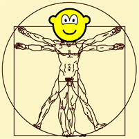 Da Vinci buddy icon Vitruvian Man 