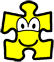 Jigsaw piece buddy icon  