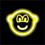 Neon light buddy icon  