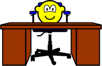 Office desk buddy icon  