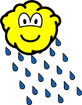 Rain cloud buddy icon  