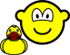 Rubber duck buddy icon playing 