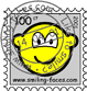 Stamped stamp buddy icon  