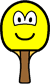 Table tennis bat buddy icon  