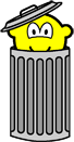 Trash can buddy icon  