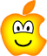 Apple logo emoticon  