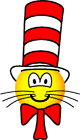 Cat in the hat emoticon  