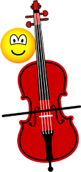 Contra bass playing emoticon  