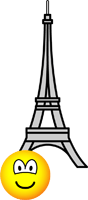 Eiffel tower emoticon  