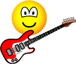 Electric guitar emoticon  