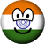India emoticon flag 