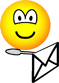 Letter opening emoticon  