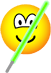 Light saber emoticon  