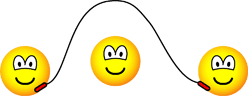 Long rope skipping emoticon  