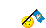 Northern Mariana Islands flag waving emoticon animated