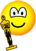 Oscar winning emoticon  