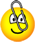 Paperclipped emoticon  
