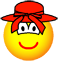 Red hat emoticon  