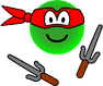 Red Ninja Turtle emoticon  