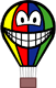 Balloon smile Colorful 