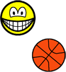 Basketball playing smile  