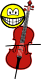 Cello playing smile  