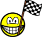 Checkered flag smile  