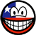 Chile smile flag 