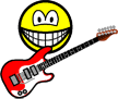 Electric guitar smile  