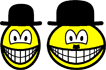 Laurel & Hardy smile  