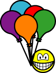 Party balloons smile  