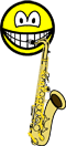 Saxophone smile  