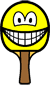 Table tennis bat smile  