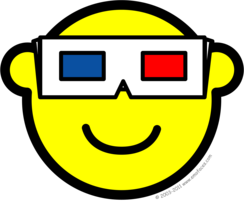 3D glasses buddy icon