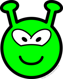 Green alien buddy icon
