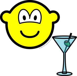 Martini drinking buddy icon
