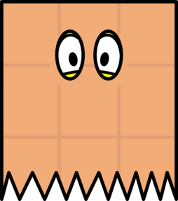 Paper bagged buddy icon