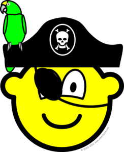 Pirate with parrot buddy icon