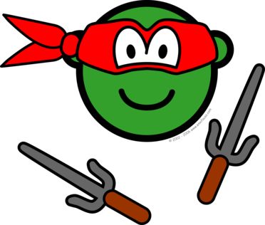 Red Ninja Turtle buddy icon