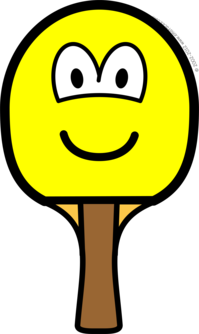 Table tennis bat buddy icon
