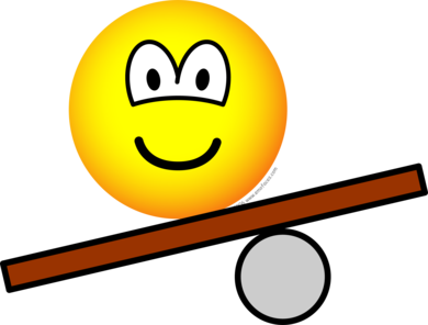 Balance board emoticon