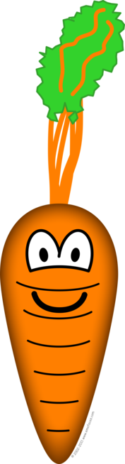 Carrot emoticon