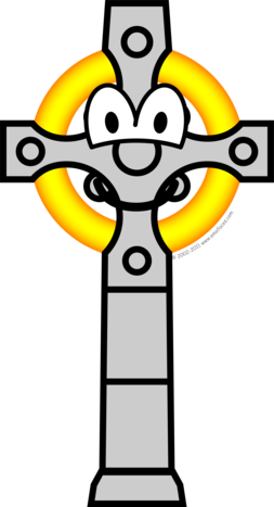 Celtic cross emoticon