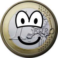 Euro coin emoticon