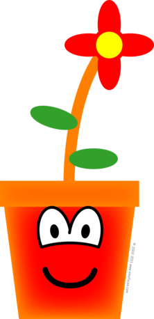 Flowerpot emoticon
